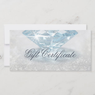 ダイヤきらめくモンドジュエリーデザイナーギフトカード サンキューカード