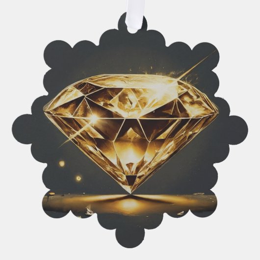 ダイヤきらめくモンド オーナメントカード (正面)