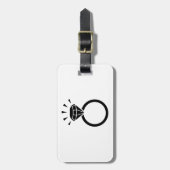 ダイヤきらめくリング ラゲッジタグ (正面縦)