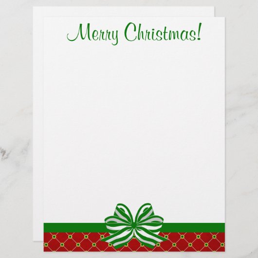 ダイヤすてきズクリスマスレターヘッド (正面/裏面)