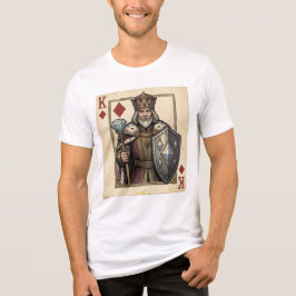 ダイヤのキング - 権威あるダイヤの王 トライブレンドTシャツ