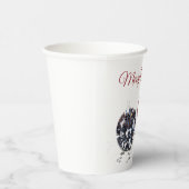 ダイヤエレガントモンドと赤クリスマスオーナメント 紙コップ (右)