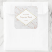 ダイヤエレガントモンドバラ金ゴールドマーブル結婚ズ スクエアシール (バッグ)