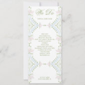 ダイヤエレガントモンド結婚式 プログラム (正面)