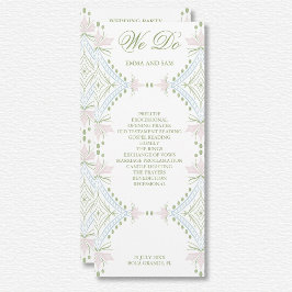 ダイヤエレガントモンド結婚式 プログラム