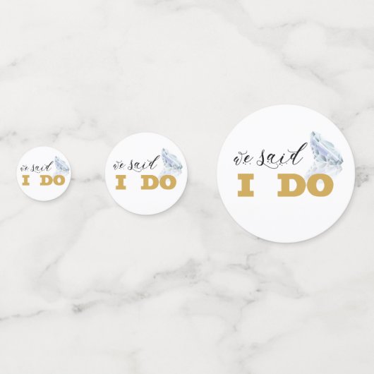 ダイヤエレガントモンド金ゴールドデザイン コンフェッティ (裏面)