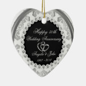 ダイヤエレガントモンド50結婚周年記念 セラミックオーナメント (右)