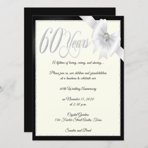 ダイヤエレガントモンド60周年お祝い 招待状