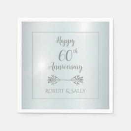 ダイヤエレガントモンド60結婚周年記念パーティー スタンダードカクテルナプキン