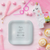 ダイヤエレガントモンド60結婚周年記念パーティー ペーパープレート (パーティー)