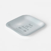 ダイヤエレガントモンド60結婚周年記念パーティー ペーパープレート (傾斜あり)