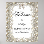 ダイヤエレガントモンド&パールブライダルシャワーへようこそ ポスター (正面)
