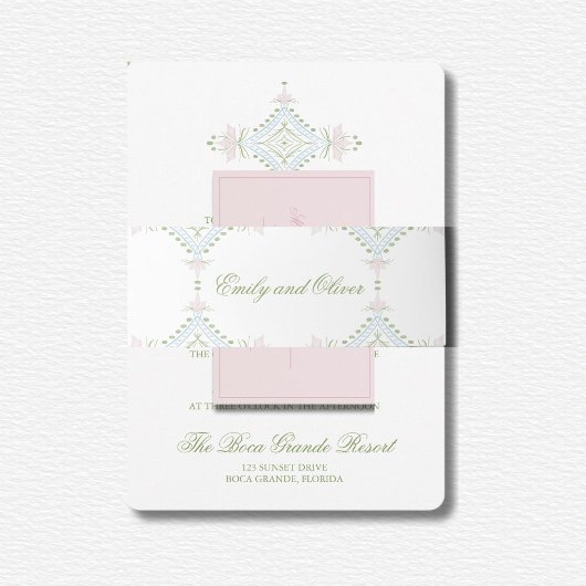 ダイヤエレガントン結婚ズ 招待状ベリーバンド