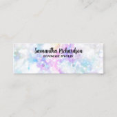 ダイヤカラフルムイヤリングジュエリー表示ホルダー スキニー名刺 (正面)