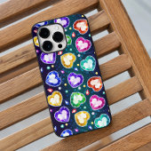 ダイヤカラフルモンドハート抽象芸術アートバレンタインデー Case-Mate iPhoneケース
