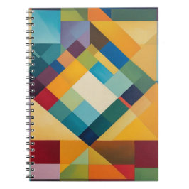 ダイヤカラフルモンド抽象芸術アートノート ノートブック