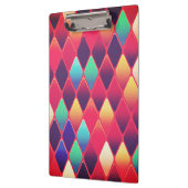 ダイヤカラフルンパターン クリップボード (左)