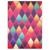 ダイヤカラフルンパターン クリップボード (裏面)