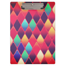 ダイヤカラフルンパターン