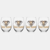 ダイヤクラシックモンド ステムなしワイングラス (裏面)