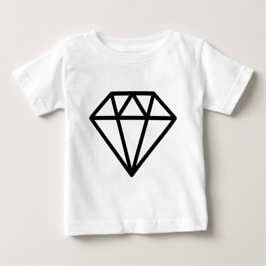 ダイヤシンプルモンド ベビーTシャツ (正面)