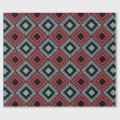 ダイヤストライプのモンド ラッピングペーパー (フラット)