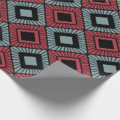 ダイヤストライプのモンド ラッピングペーパー (角)