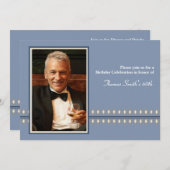 ダイヤダンディモンド-誕生日パーティーの招待 招待状 (正面/裏面)