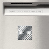 ダイヤパーソナライズされたモンドプレート鋼 マグネット (インサイチュ (食洗機))