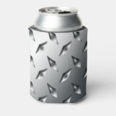 ダイヤパーソナライズされたモンドプレート鋼 缶クーラー (缶裏面)