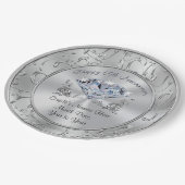 ダイヤパーソナライズされたモンド60周年記念紙プレート ペーパープレート (アングル)