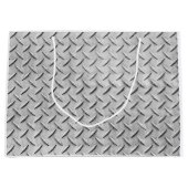 ダイヤフェイクモンドめっき背景 ラージペーパーバッグ (正面)