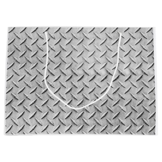 ダイヤフェイクモンドめっき背景 ラージペーパーバッグ (正面)