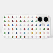 ダイヤモダンモンドの幾何学的パターン Case-Mate iPhoneケース (裏面 (横))
