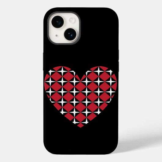 ダイヤモダンモンドハート Case-Mate iPhoneケース (裏面)