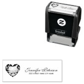 ダイヤモノグラムのモンドハート セルフインキングスタンプ (インサイチュ)