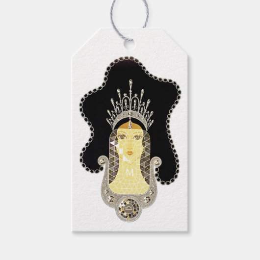 ダイヤモノグラムのモンド4月の誕生石 ギフトタグ (正面)