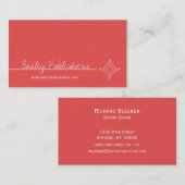 ダイヤモンドお洒落名刺、明るいピンク 名刺 (正面/裏面)