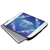 ダイヤモンドかわいらしスワンエレクトロニクスバッグ ラップトップスリーブ (正面下部)