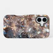 ダイヤモンドがいっぱい iPhone 16ケース (裏面横)