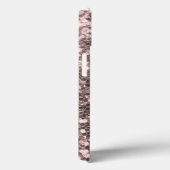 ダイヤモンドきらきら光るグリッタールックピンク書道 Case-Mate iPhoneケース (裏面 / 右)