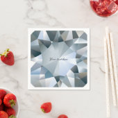 ダイヤモンドきらきら光るジュエリーエレガントジュエルパーティー スタンダードカクテルナプキン (インサイチュ)