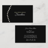 ダイヤモンドきらきら光るジュエルジュエリーストア名刺 名刺 (正面/裏面)