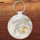 ダイヤモンドきらきら光るR キーホルダー (正面)