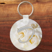 ダイヤモンドきらきら光るT キーホルダー (正面)