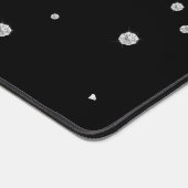 ダイヤモンドきらめくの宝石をパーソナライズ デスクマット (コーナー)