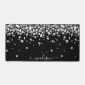 ダイヤモンドきらめくの宝石をパーソナライズ デスクマット (正面)