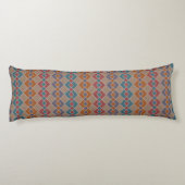 ダイヤモンドつながり綿抱き枕20"x54" ボディピロー (裏面)