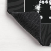 ダイヤモンドでおおわれていて- Aに署名して下さい マウスパッド (コーナー)