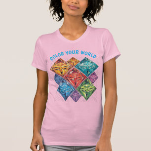 ダイヤモンドで世界を彩ろう Tシャツ